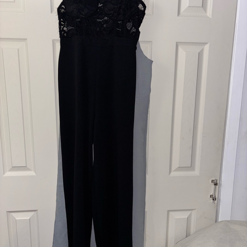 Elegant Black Lace Jumpsuit